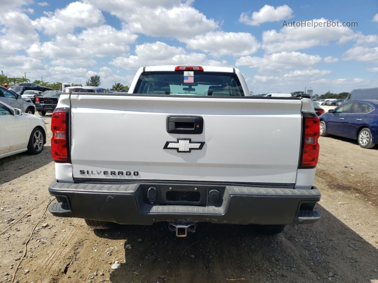 2019 Chevrolet Silverado Ld C1500 White vin: 2GCRCNEC0K1121889