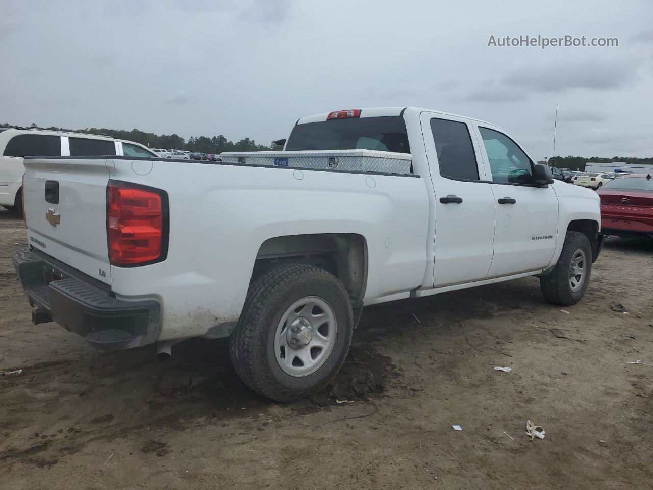 2019 Chevrolet Silverado Ld C1500 White vin: 2GCRCNEC4K1195445