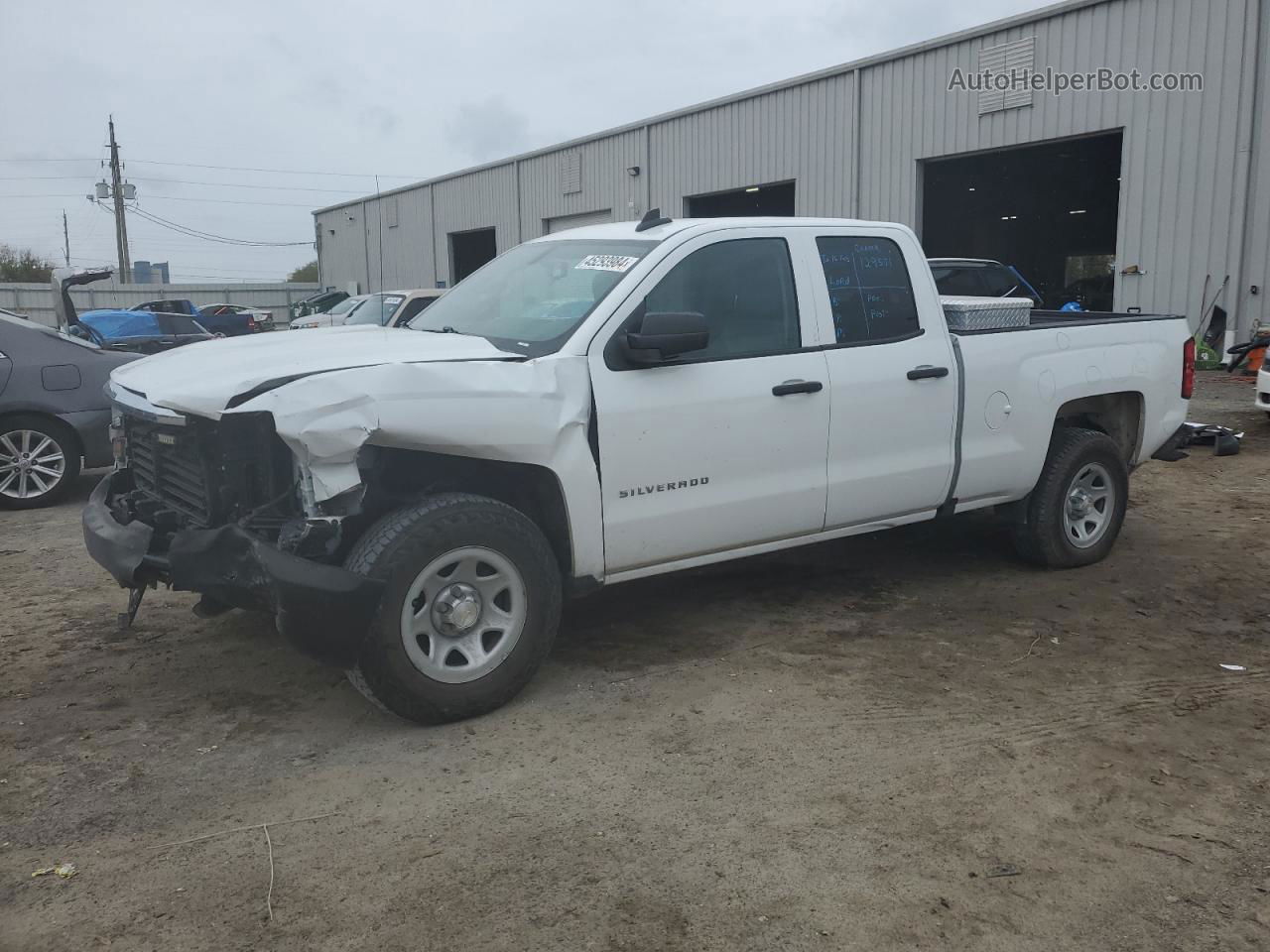 2019 Chevrolet Silverado Ld C1500 White vin: 2GCRCNEC4K1195445