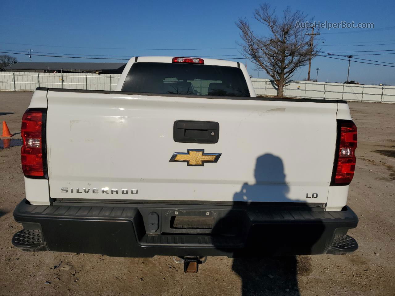 2019 Chevrolet Silverado Ld C1500 White vin: 2GCRCNEC5K1164706