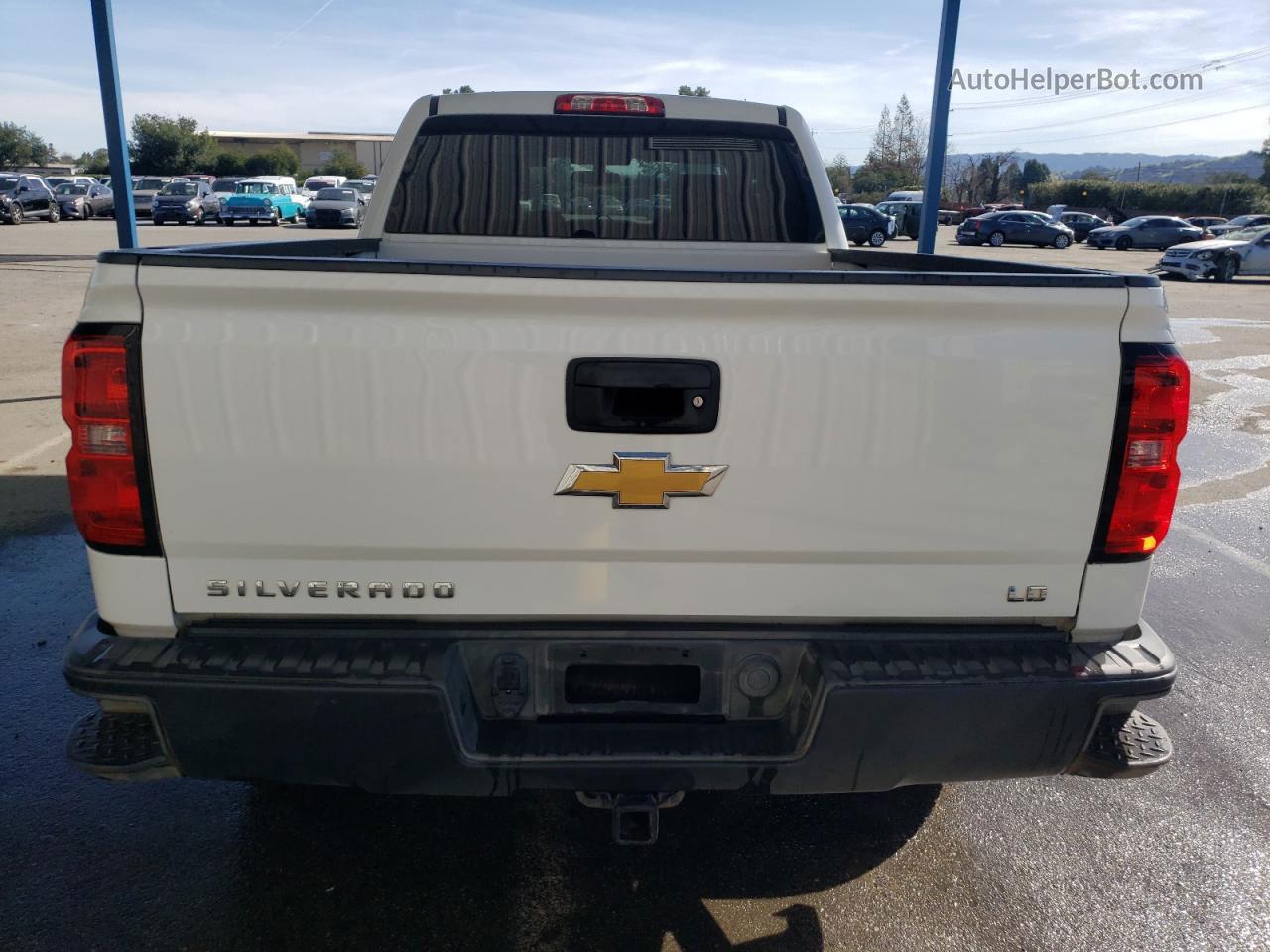 2019 Chevrolet Silverado Ld C1500 White vin: 2GCRCNEC7K1213209