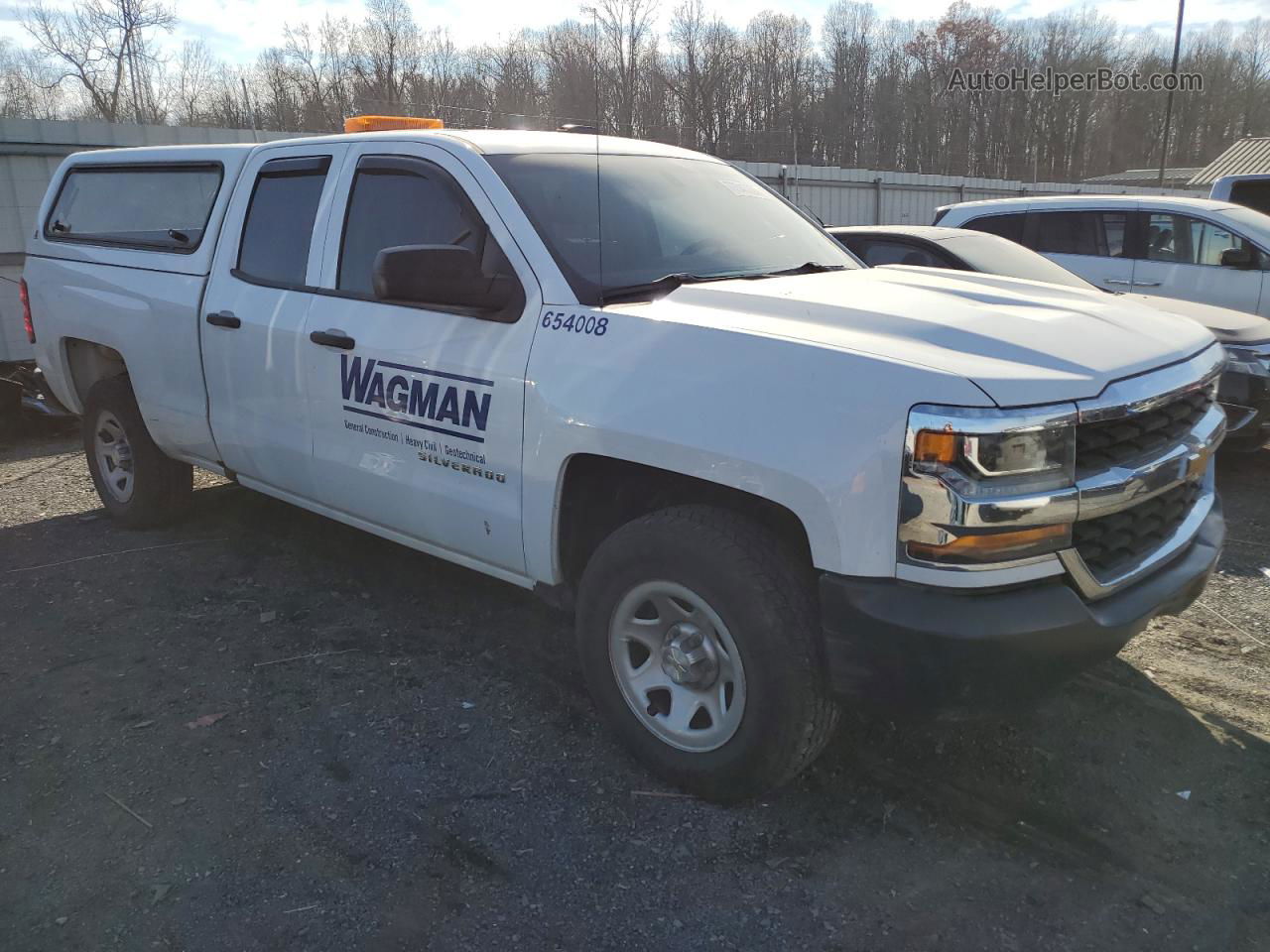 2019 Chevrolet Silverado Ld C1500 White vin: 2GCRCNEC8K1186537