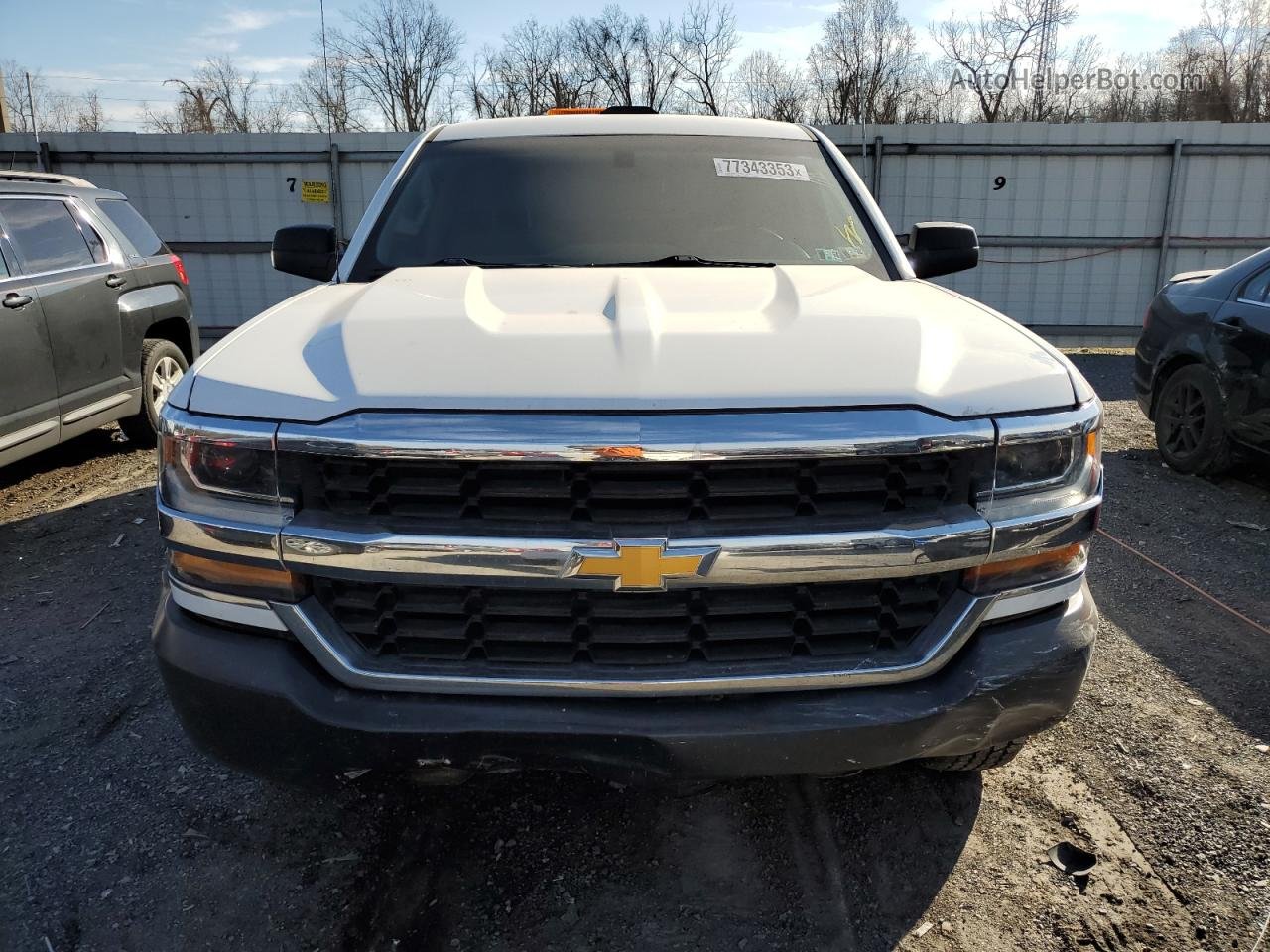 2019 Chevrolet Silverado Ld C1500 White vin: 2GCRCNEC8K1186537