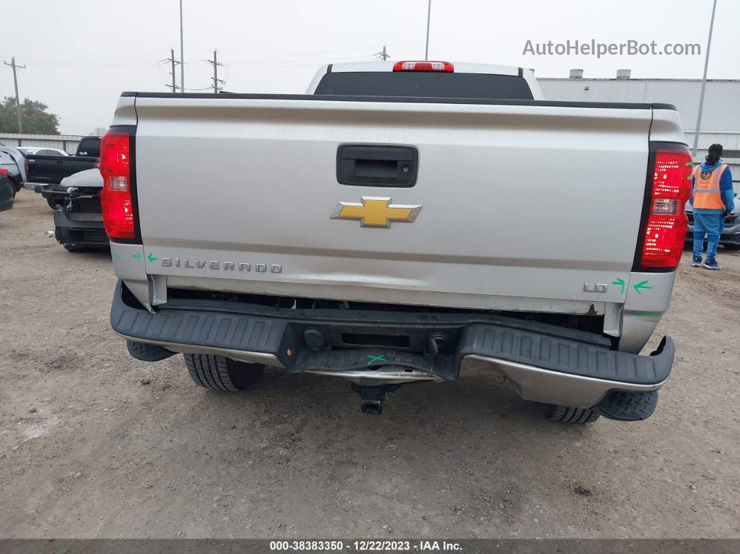 2019 Chevrolet Silverado 1500 Ld Lt Silver vin: 2GCRCPEC9K1124818