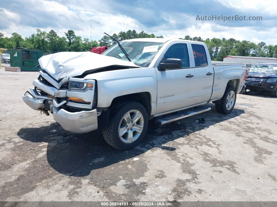 2019 Chevrolet Silverado 1500 Ld Silverado Custom Silver vin: 2GCVKMEC4K1211980