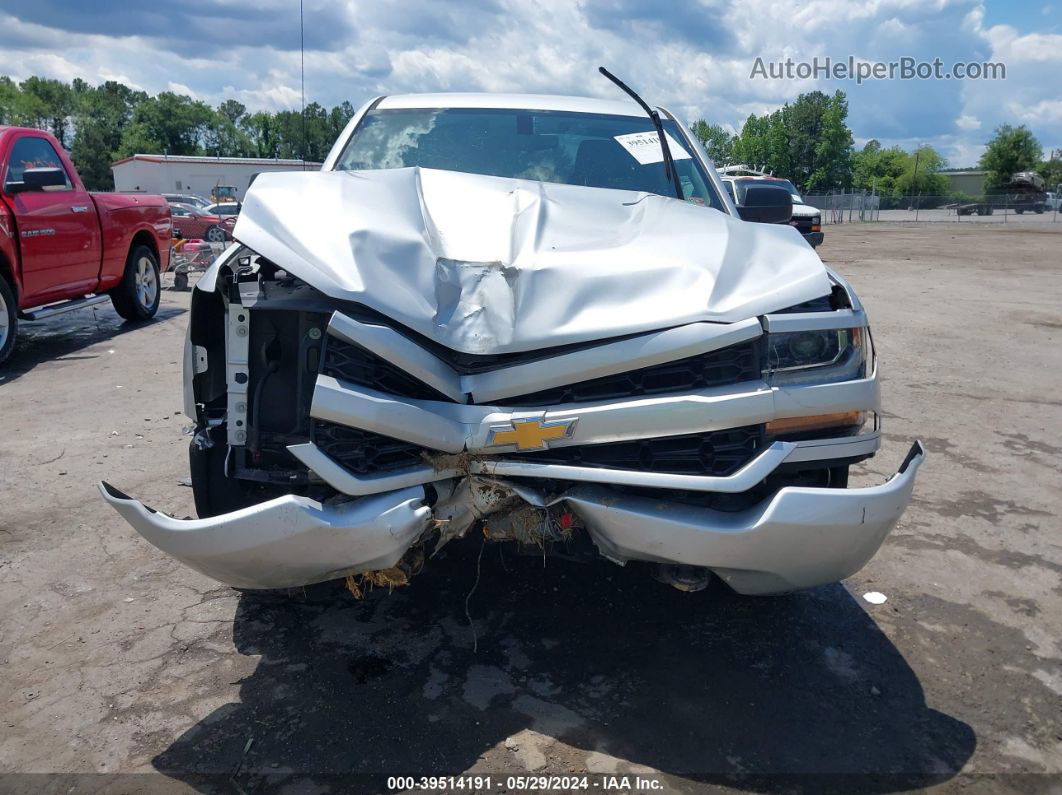 2019 Chevrolet Silverado 1500 Ld Silverado Custom Silver vin: 2GCVKMEC4K1211980