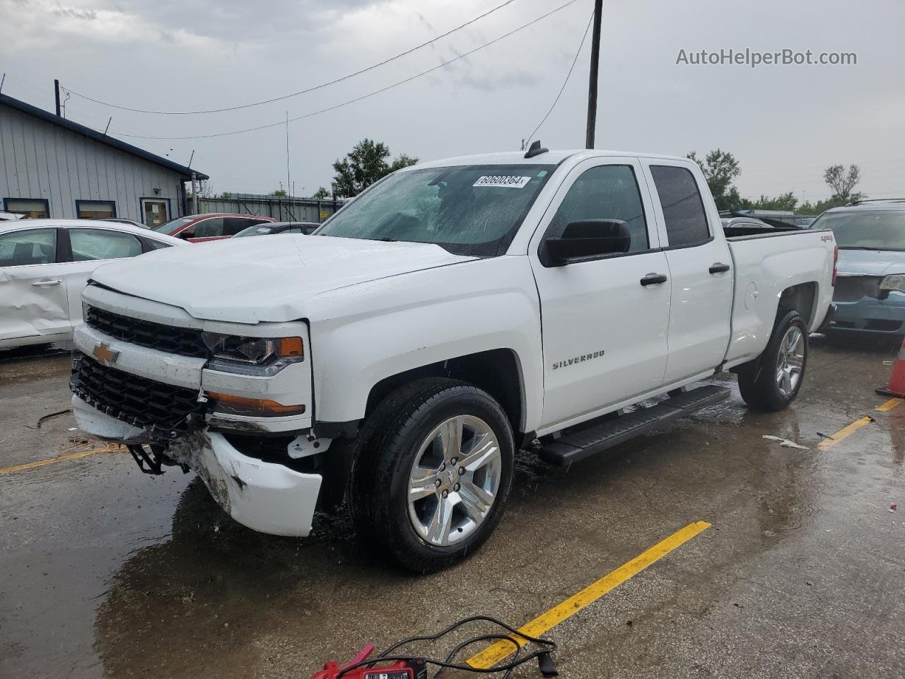 2019 Chevrolet Silverado Ld K1500 Custom Белый vin: 2GCVKMEC6K1245077