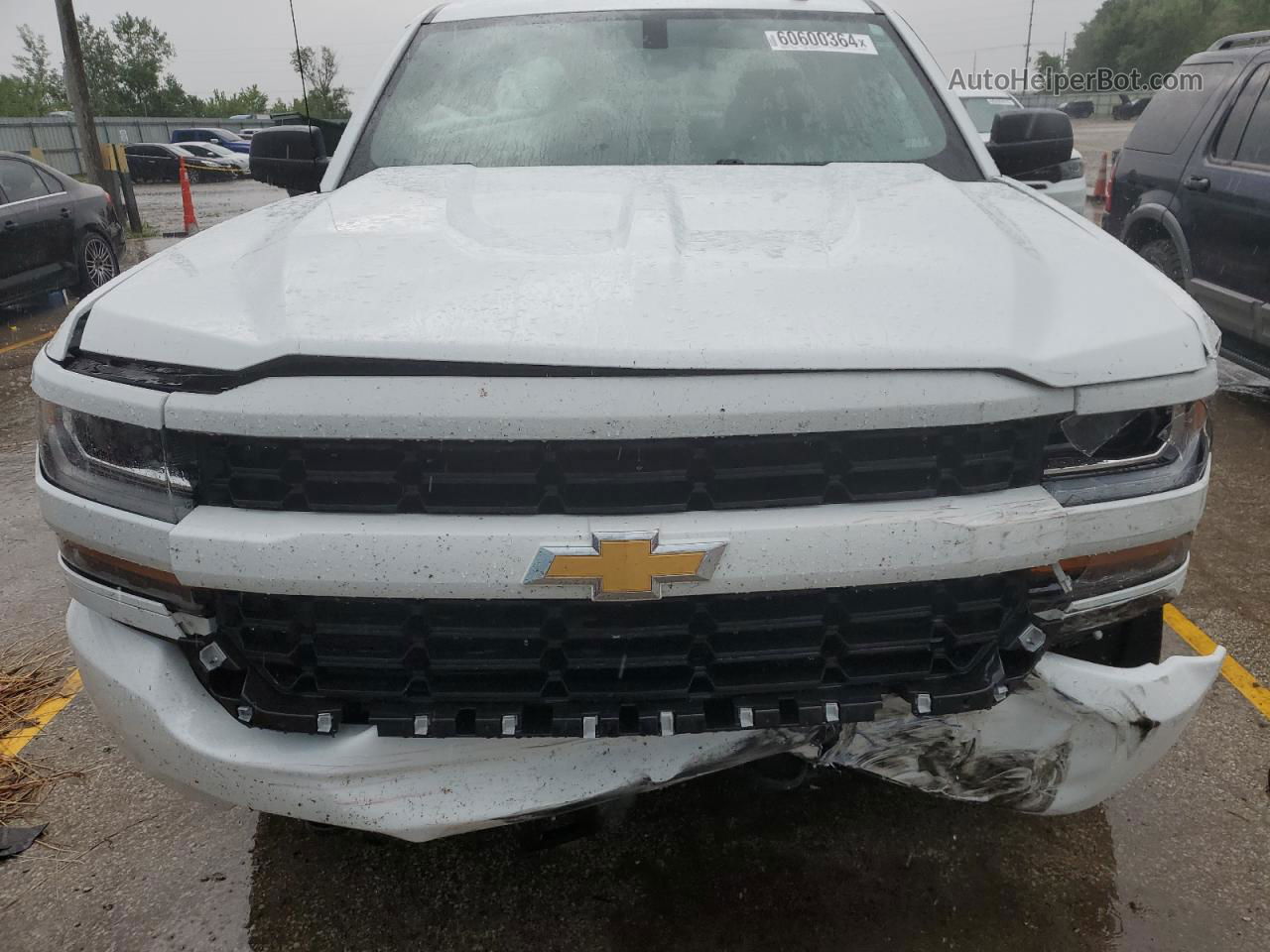 2019 Chevrolet Silverado Ld K1500 Custom White vin: 2GCVKMEC6K1245077