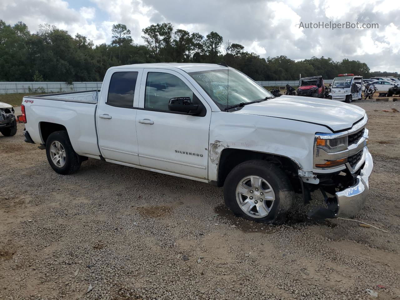 2019 Chevrolet Silverado Ld K1500 Lt White vin: 2GCVKPEC1K1192533