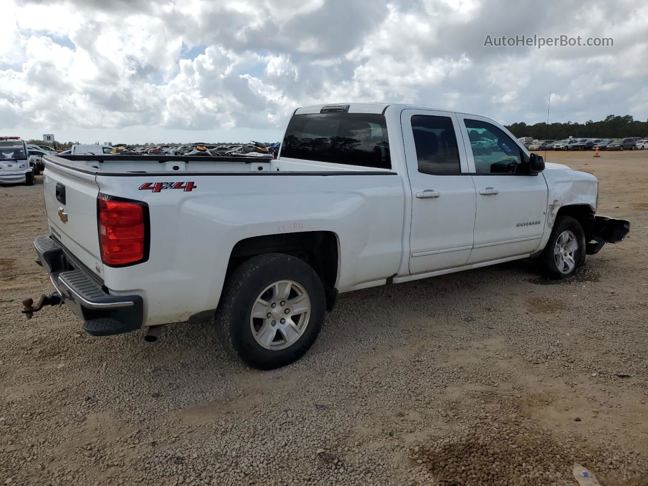 2019 Chevrolet Silverado Ld K1500 Lt White vin: 2GCVKPEC1K1192533