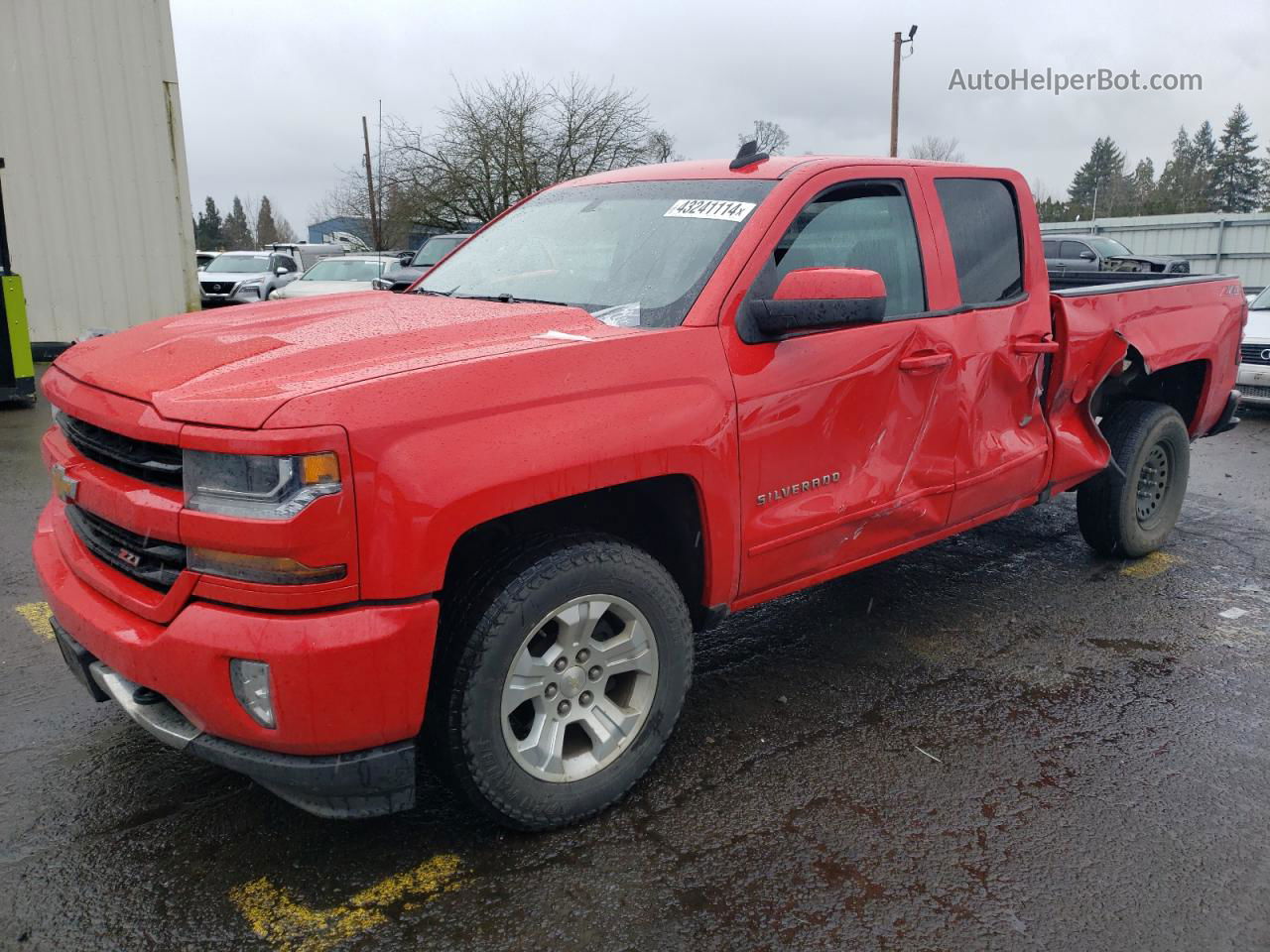 2019 Chevrolet Silverado Ld K1500 Lt Red vin: 2GCVKPEC3K1176317