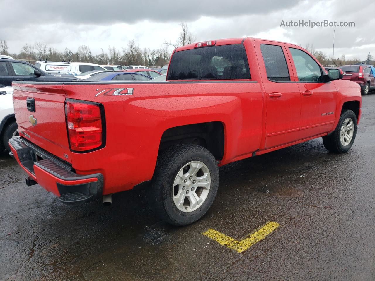 2019 Chevrolet Silverado Ld K1500 Lt Red vin: 2GCVKPEC3K1176317