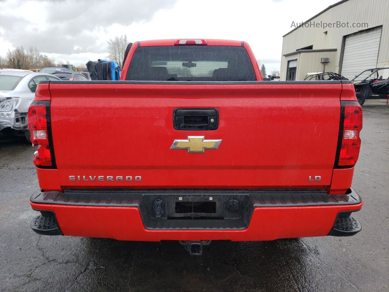 2019 Chevrolet Silverado Ld K1500 Lt Red vin: 2GCVKPEC3K1176317