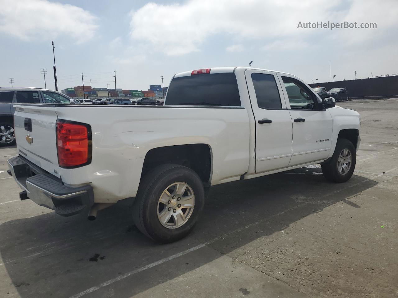 2019 Chevrolet Silverado Ld K1500 Lt White vin: 2GCVKPEC5K1106205