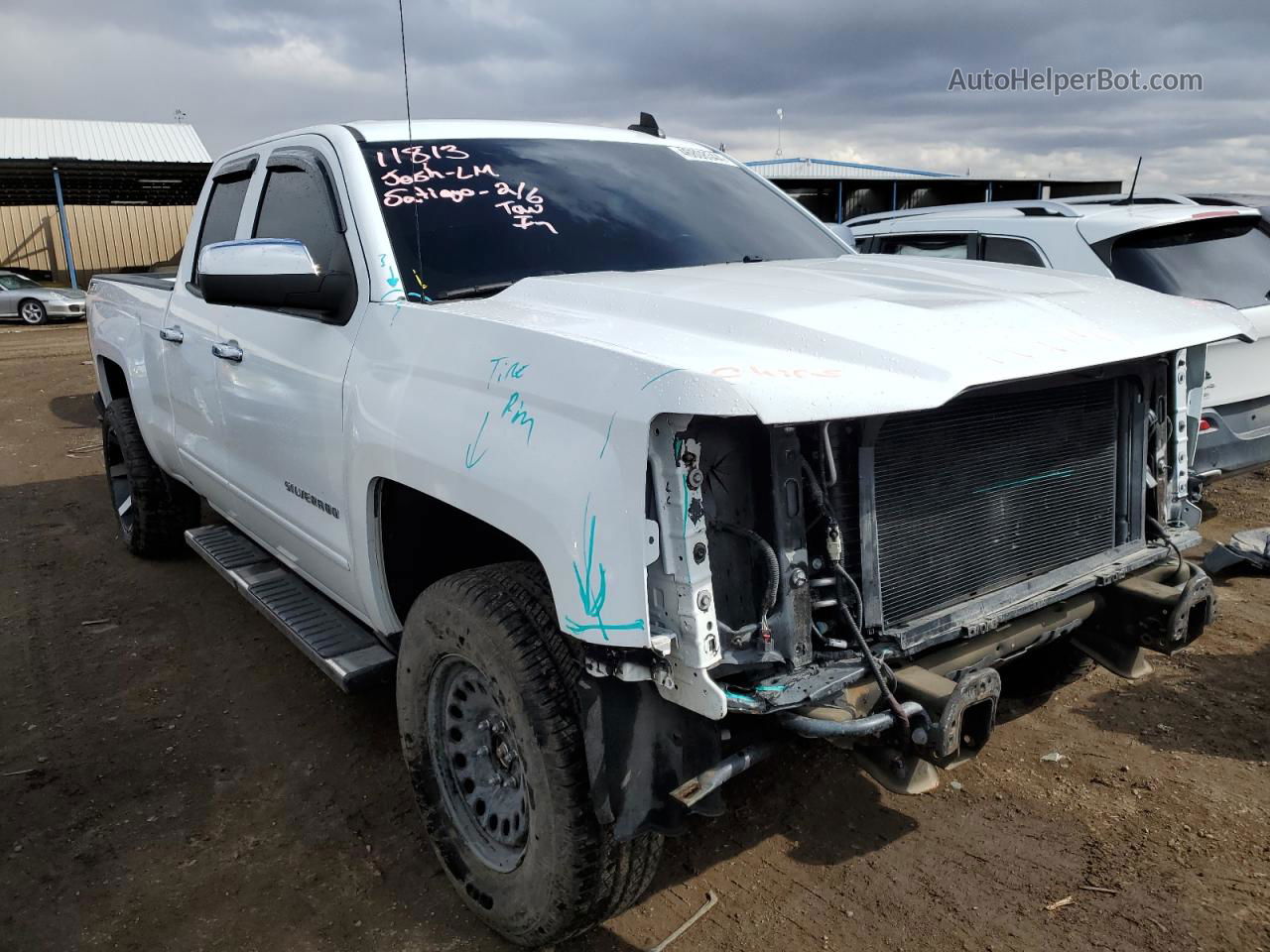 2019 Chevrolet Silverado Ld K1500 Lt White vin: 2GCVKPEC6K1219502