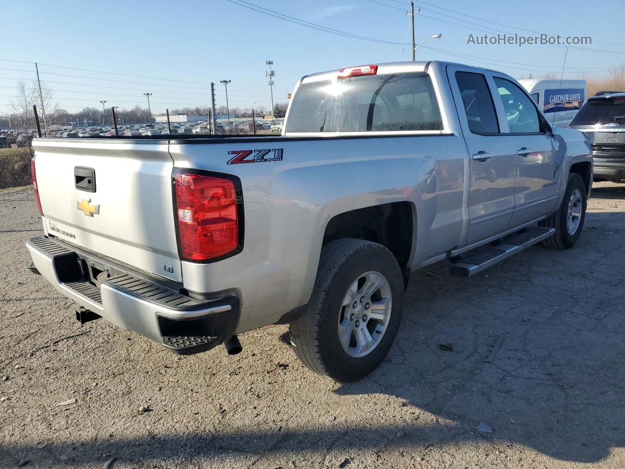 2019 Chevrolet Silverado Ld K1500 Lt Silver vin: 2GCVKPEC8K1179827