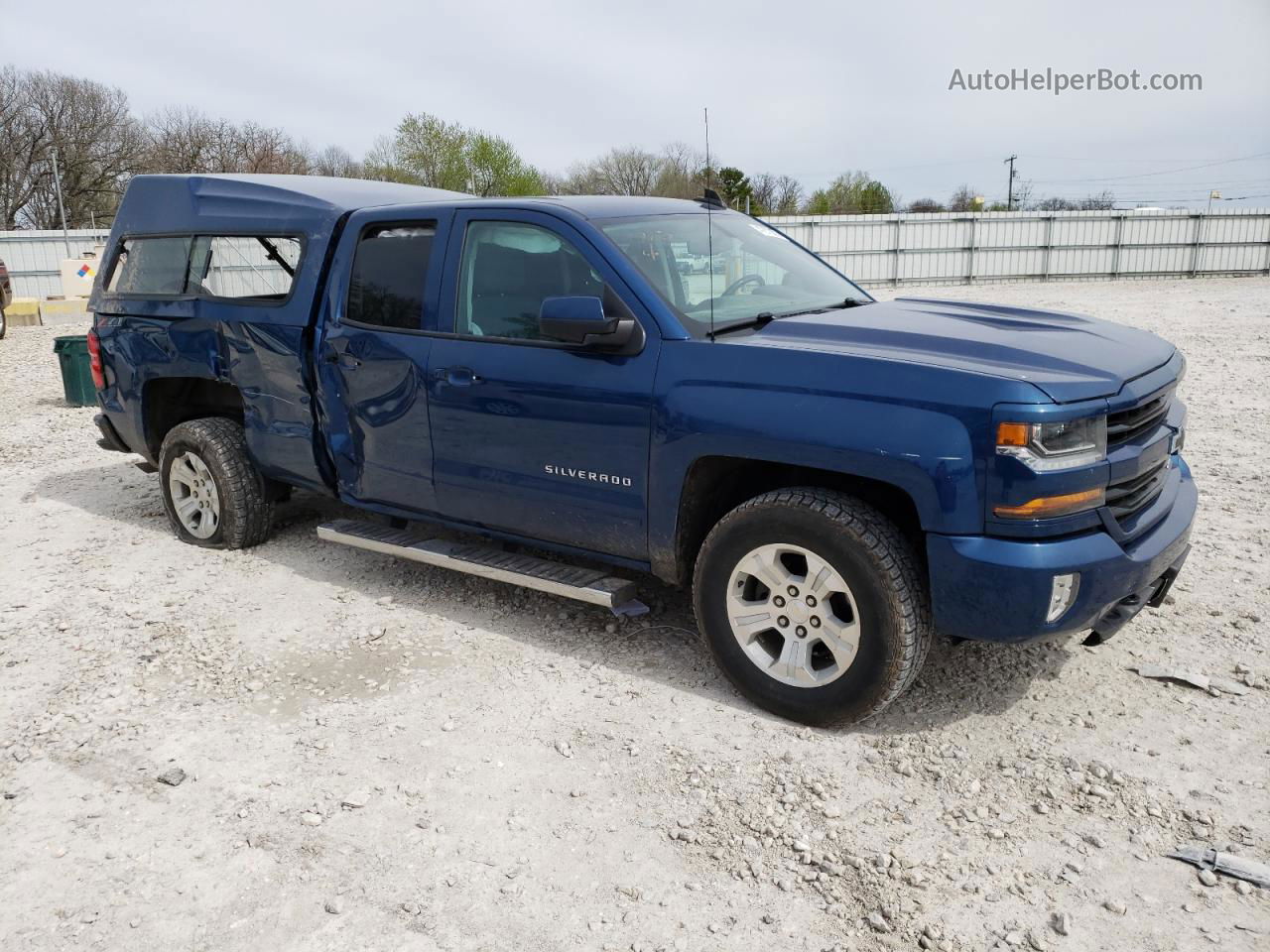 2018 Chevrolet Silverado K1500 Lt Blue vin: 2GCVKREC3J1108660