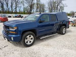 2018 Chevrolet Silverado K1500 Lt Blue vin: 2GCVKREC3J1108660