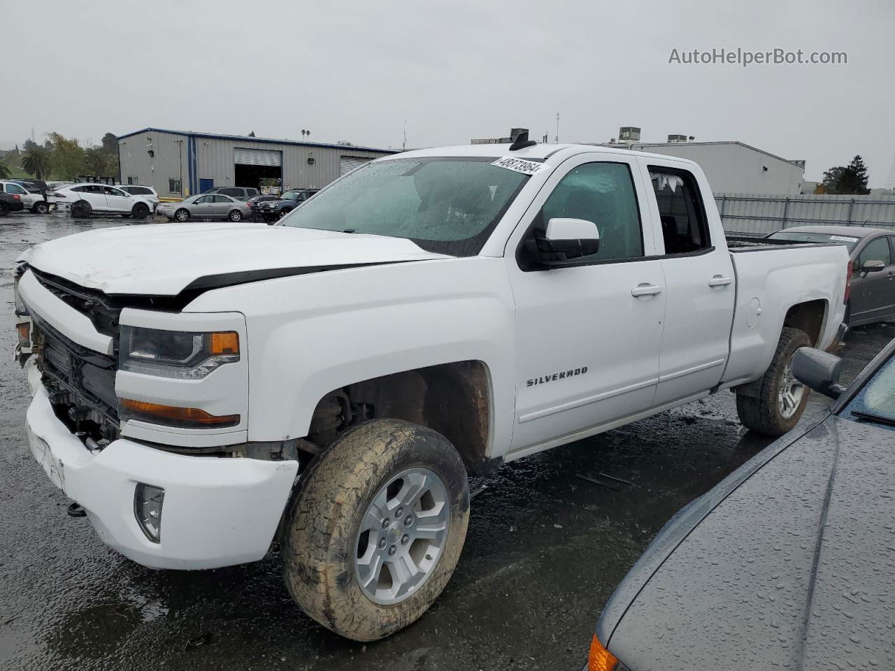 2018 Chevrolet Silverado K1500 Lt White vin: 2GCVKREC3J1108724