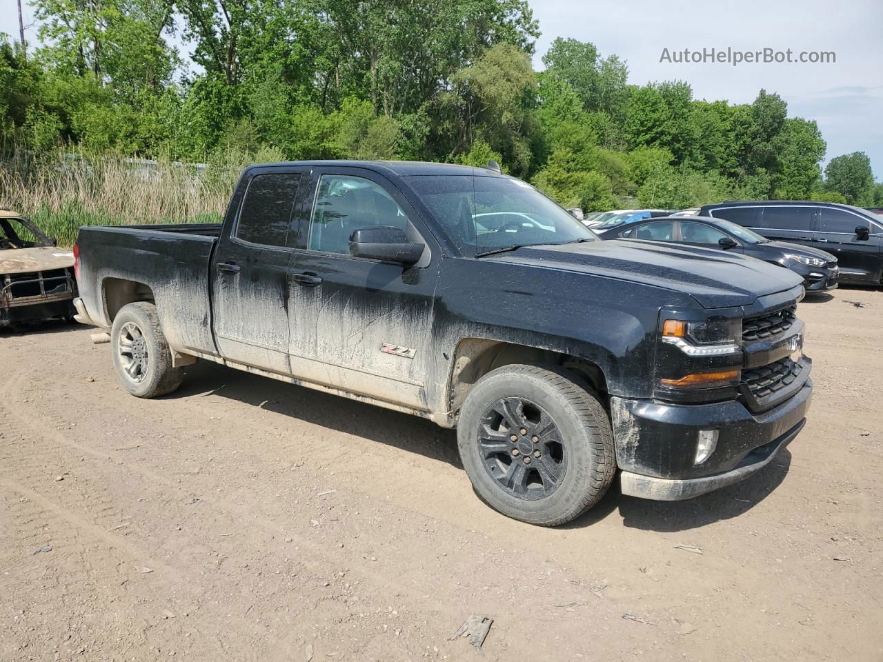 2018 Chevrolet Silverado K1500 Lt Black vin: 2GCVKREC5J1112144