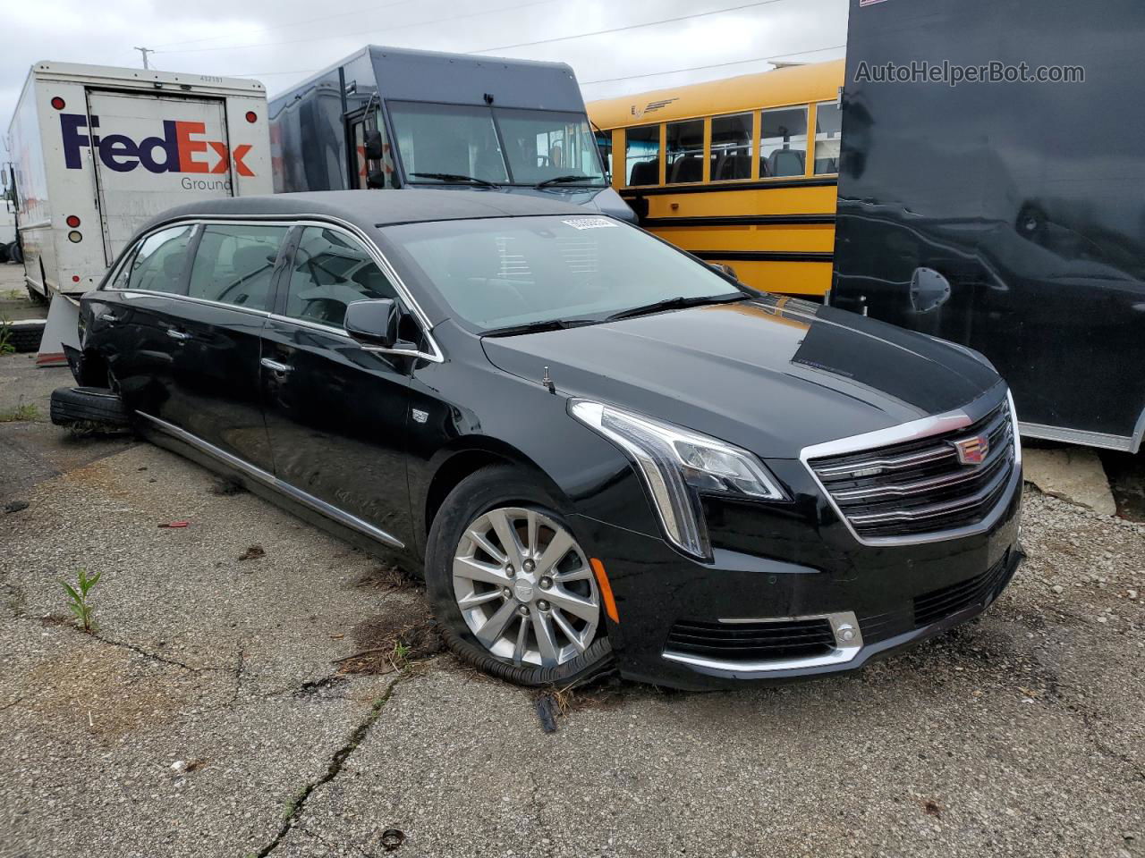 2019 Cadillac Xts Limousine Black vin: 2GEXG6U32K9550138
