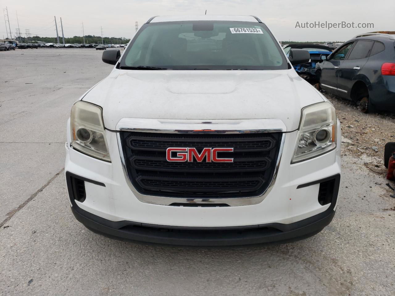 2016 Gmc Terrain Sl White vin: 2GKALLEK4G6146947