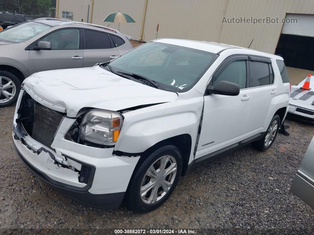 2017 Gmc Terrain Sl White vin: 2GKALLEK9H6228450