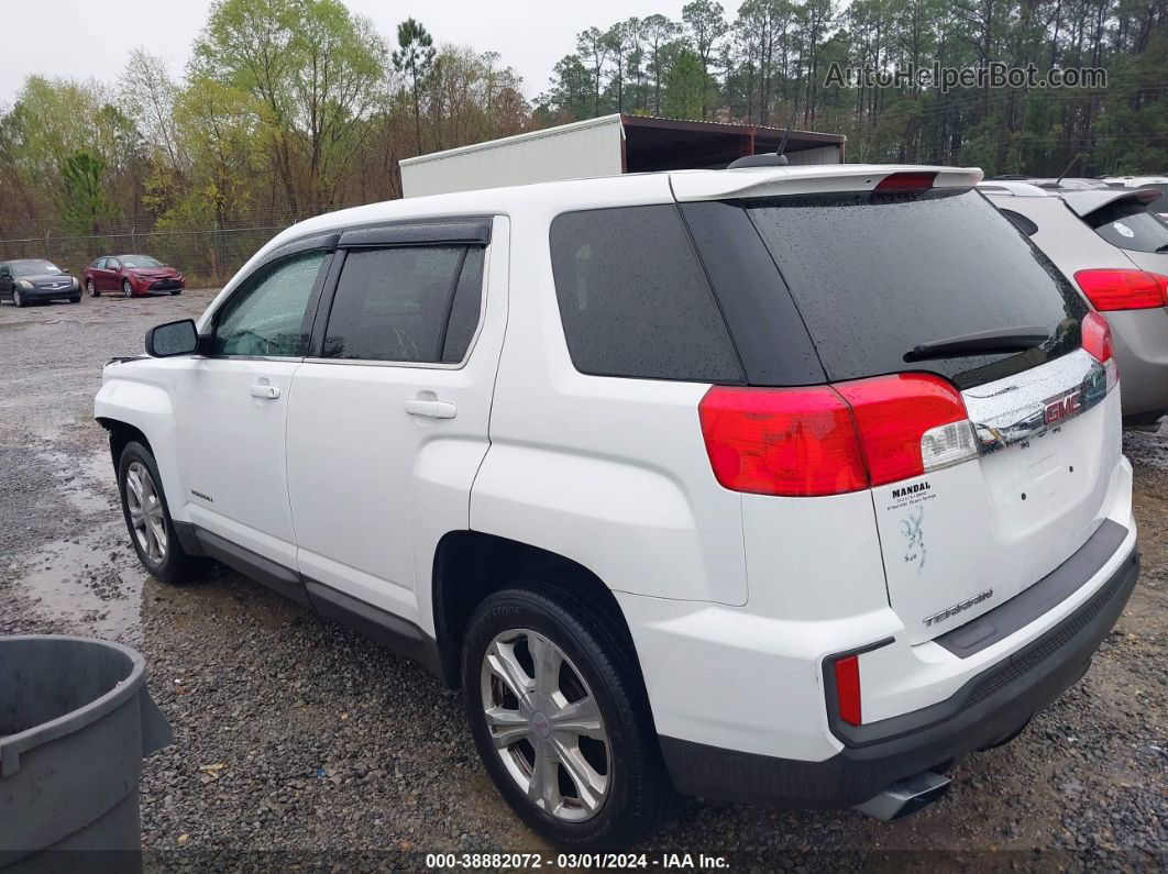 2017 Gmc Terrain Sl White vin: 2GKALLEK9H6228450