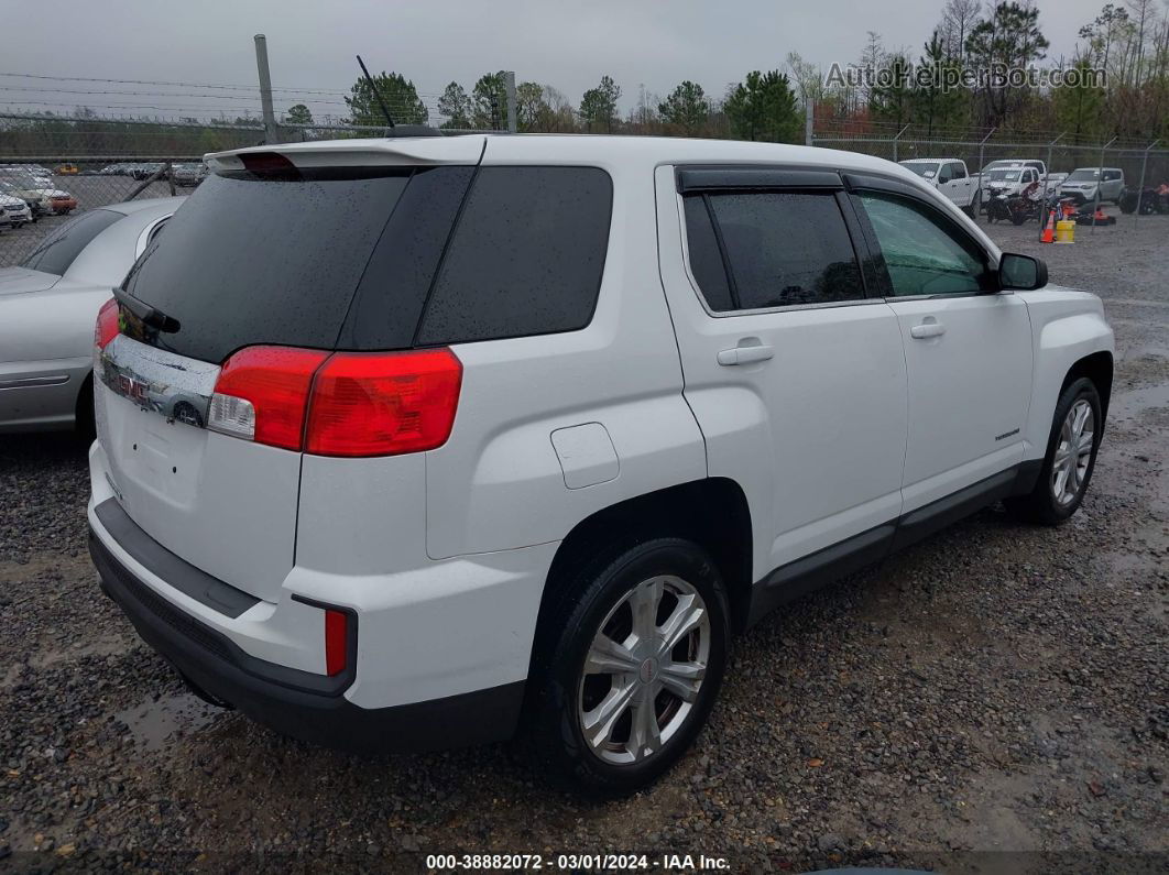 2017 Gmc Terrain Sl White vin: 2GKALLEK9H6228450