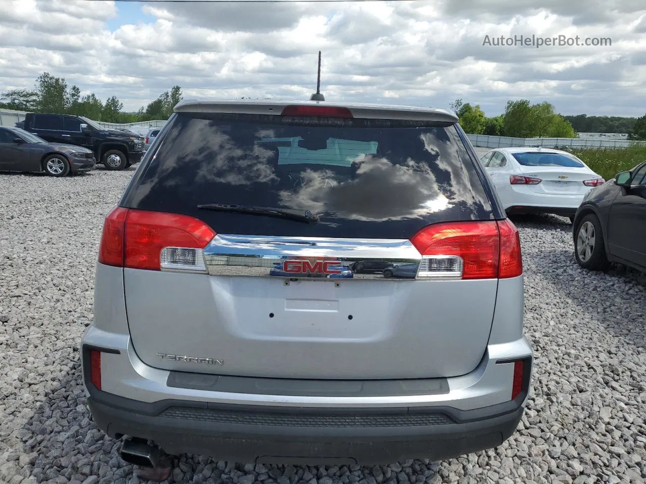 2016 Gmc Terrain Sle Silver vin: 2GKALMEK0G6165291