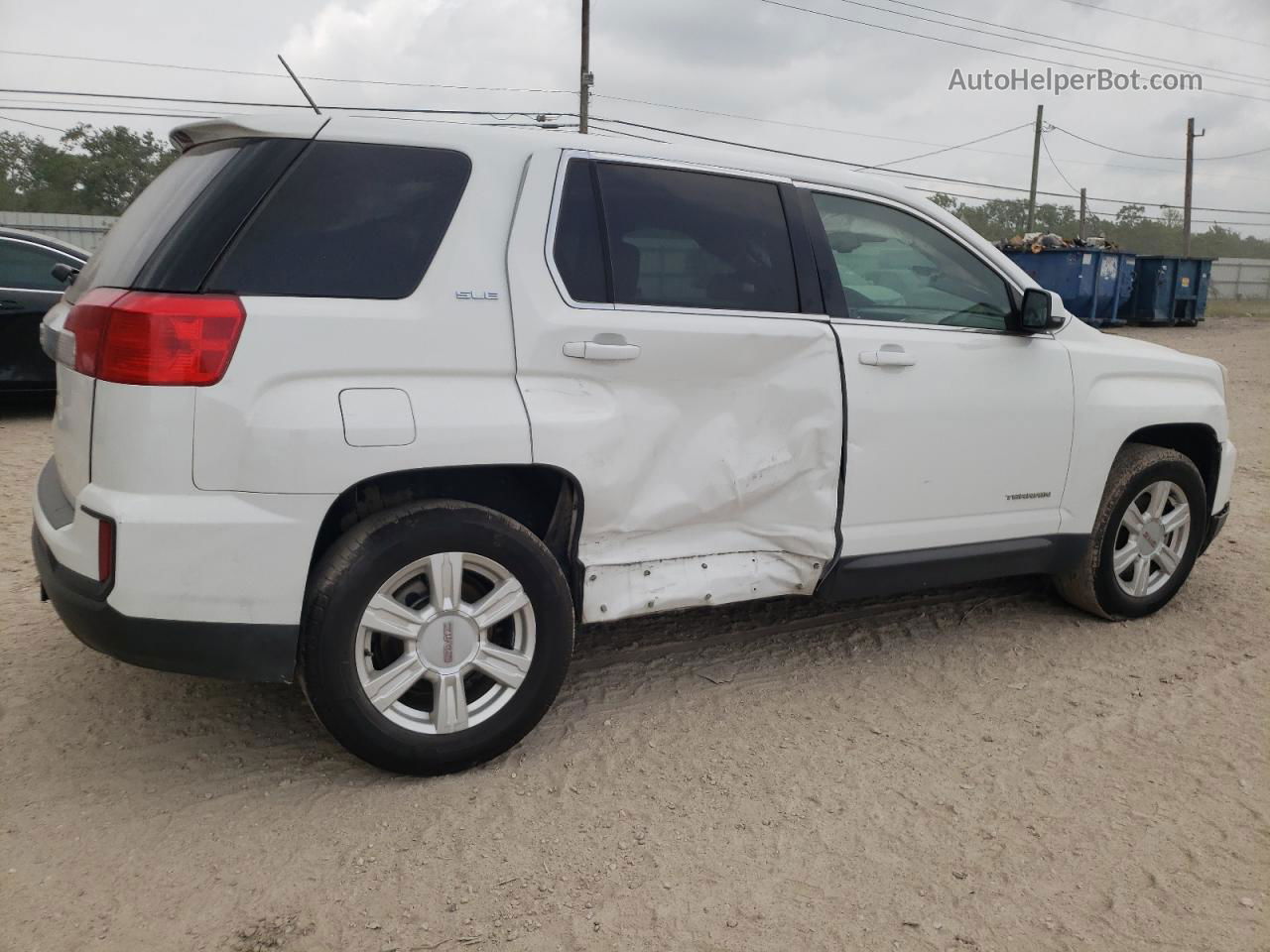 2016 Gmc Terrain Sle Белый vin: 2GKALMEK0G6172273