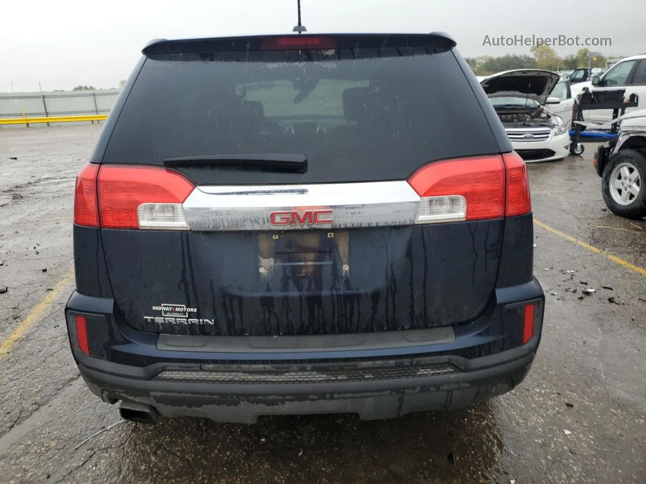 2016 Gmc Terrain Sle Синий vin: 2GKALMEK0G6180521