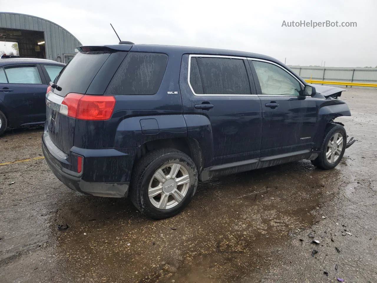 2016 Gmc Terrain Sle Синий vin: 2GKALMEK0G6180521