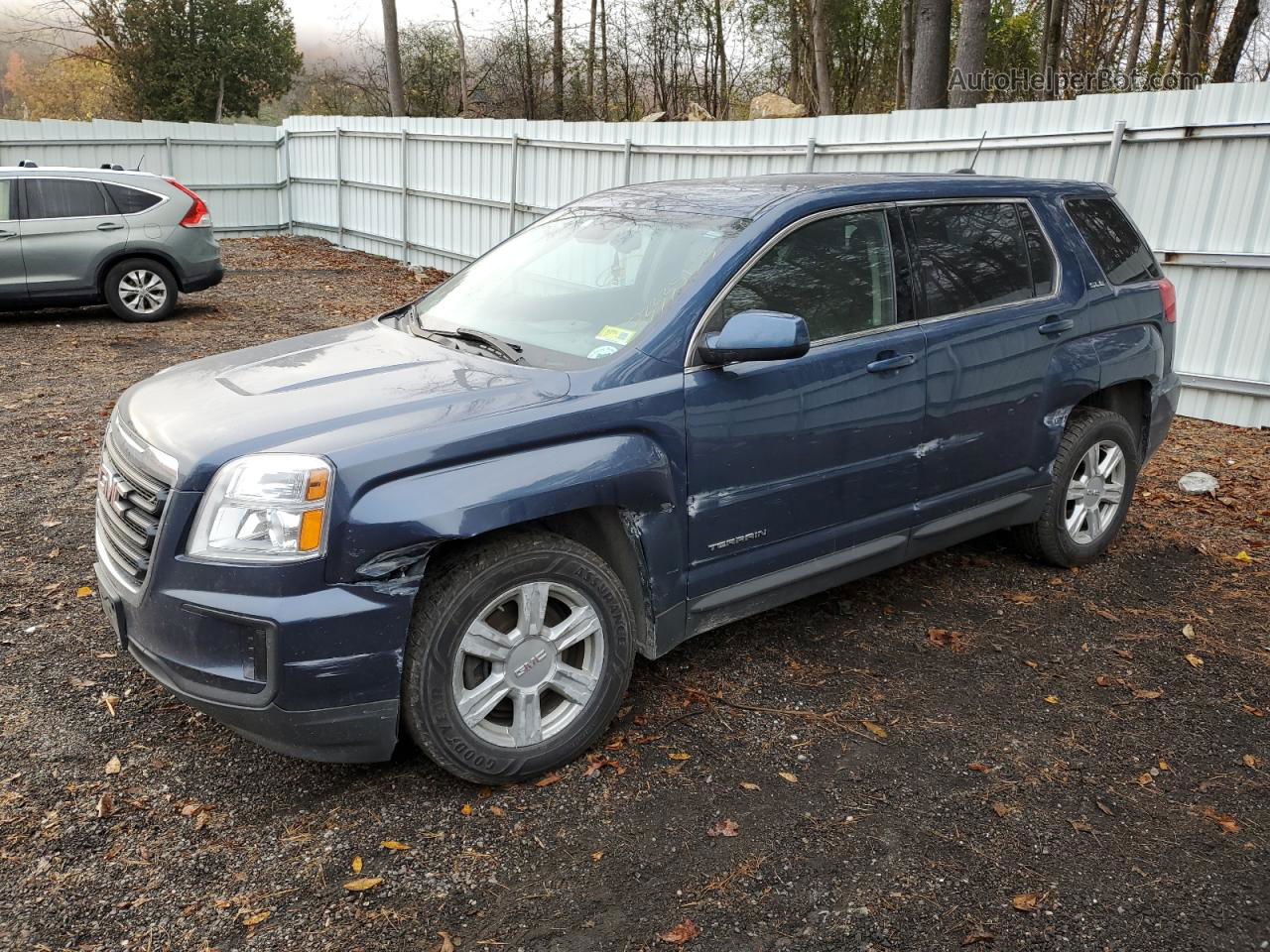 2016 Gmc Terrain Sle Синий vin: 2GKALMEK0G6212920