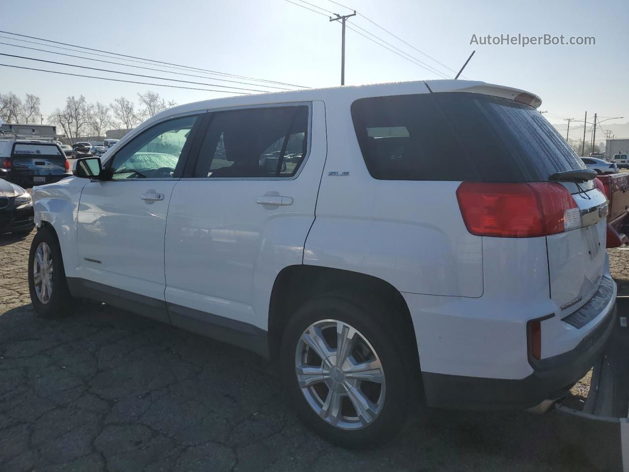 2017 Gmc Terrain Sle White vin: 2GKALMEK0H6100832