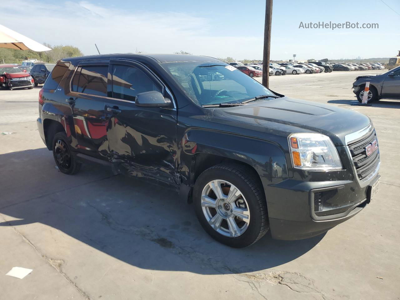 2017 Gmc Terrain Sle Charcoal vin: 2GKALMEK0H6148699