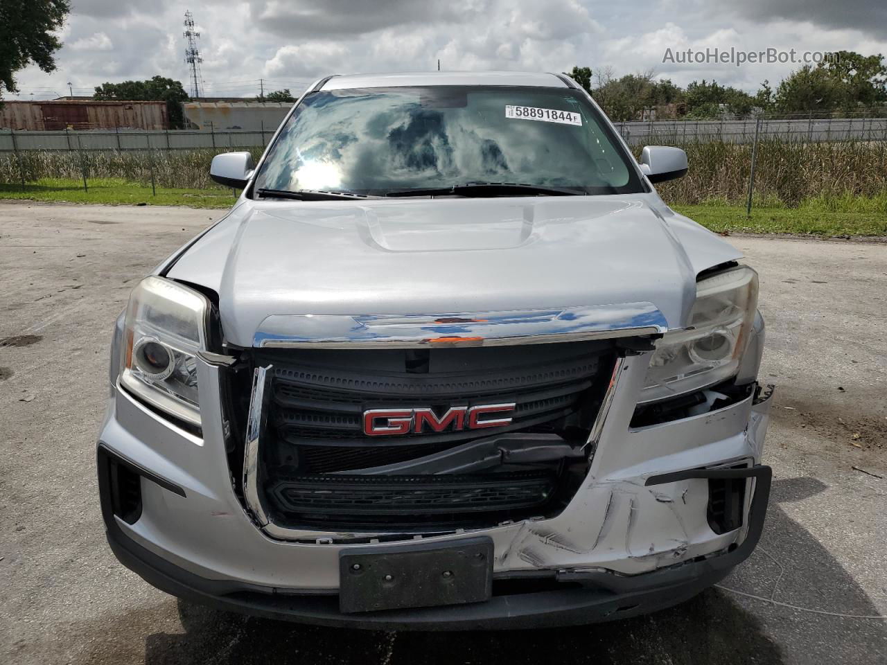 2017 Gmc Terrain Sle Silver vin: 2GKALMEK0H6322027