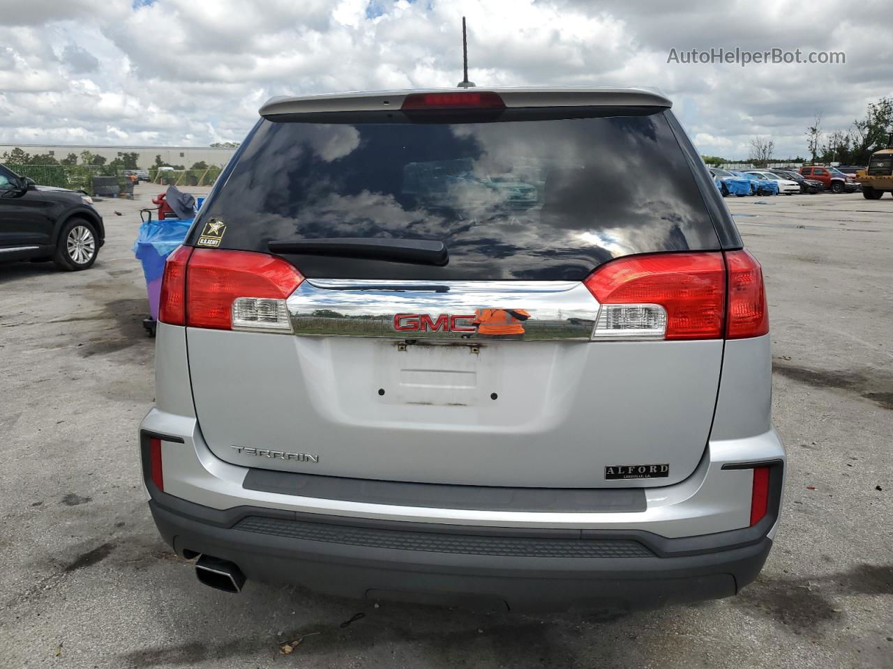 2017 Gmc Terrain Sle Silver vin: 2GKALMEK0H6322027