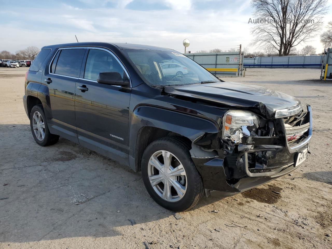 2017 Gmc Terrain Sle Black vin: 2GKALMEK0H6325509