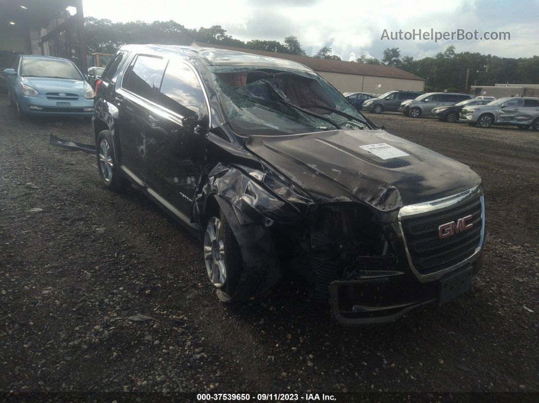 2017 Gmc Terrain Sle-1 Black vin: 2GKALMEK0H6342309