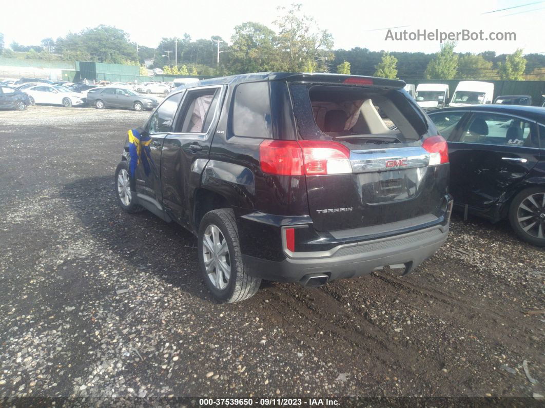 2017 Gmc Terrain Sle-1 Black vin: 2GKALMEK0H6342309