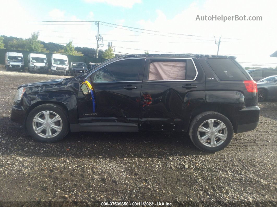 2017 Gmc Terrain Sle-1 Black vin: 2GKALMEK0H6342309