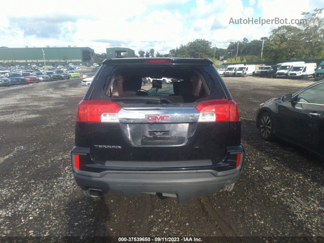 2017 Gmc Terrain Sle-1 Black vin: 2GKALMEK0H6342309