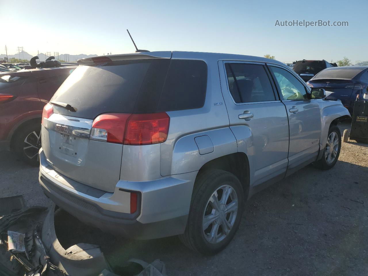 2017 Gmc Terrain Sle Silver vin: 2GKALMEK0H6352208