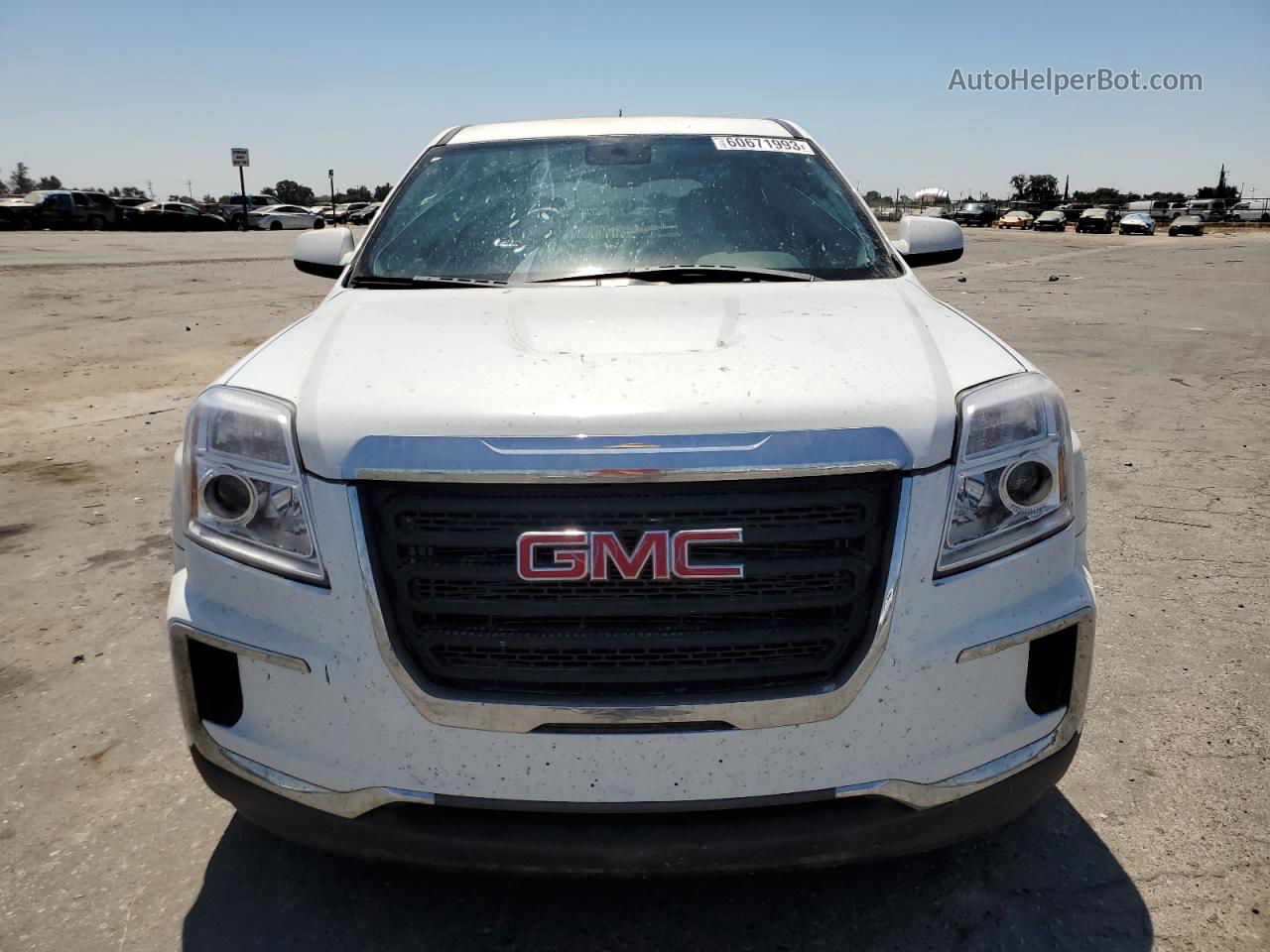 2016 Gmc Terrain Sle White vin: 2GKALMEK1G6145048