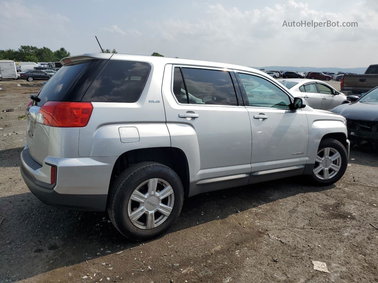 2016 Gmc Terrain Sle Silver vin: 2GKALMEK1G6342978