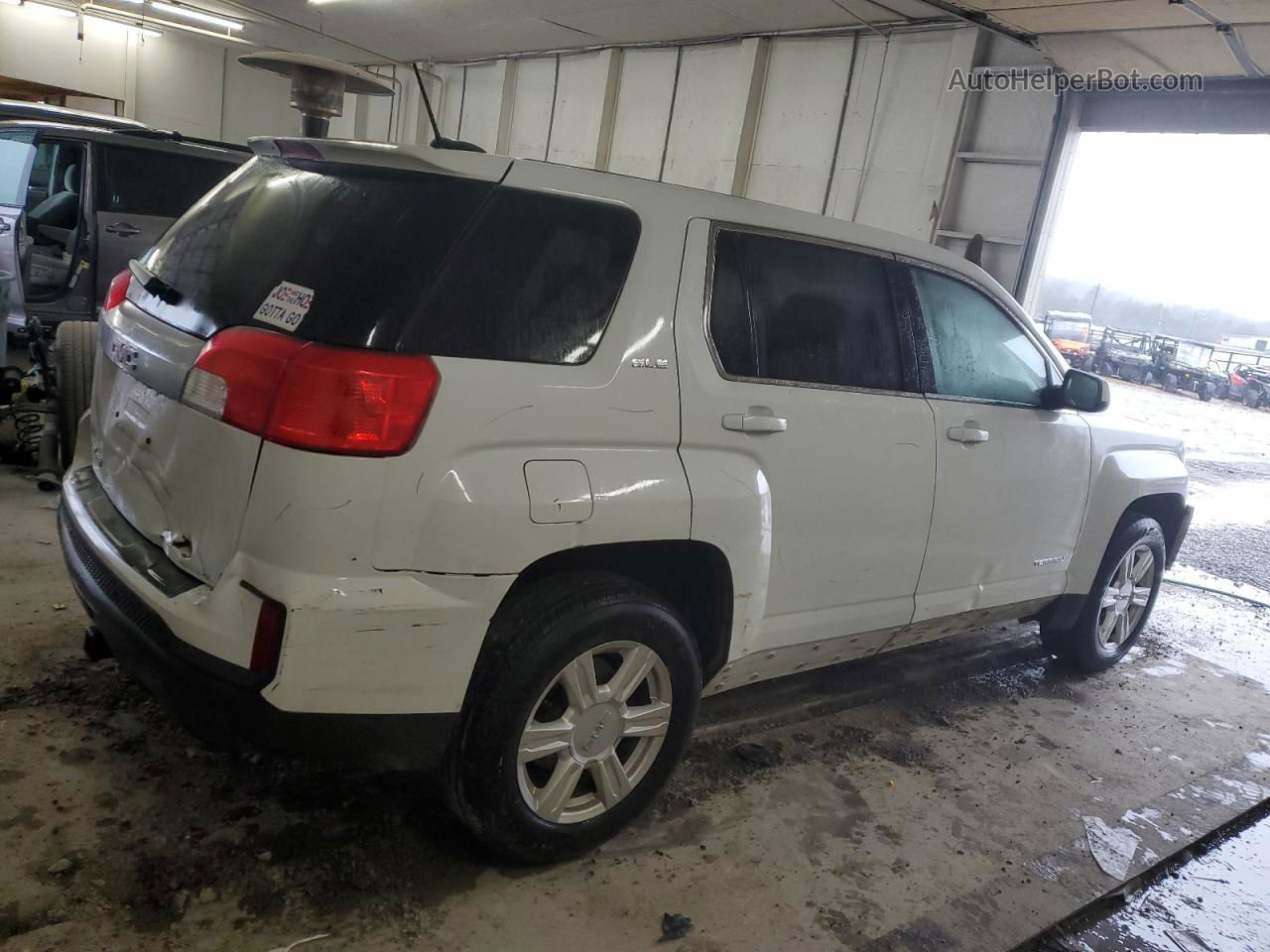 2016 Gmc Terrain Sle White vin: 2GKALMEK1G6357545