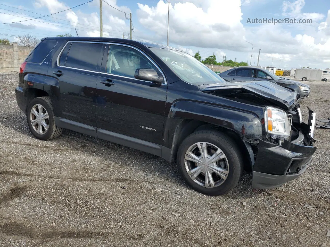 2017 Gmc Terrain Sle Black vin: 2GKALMEK1H6113394