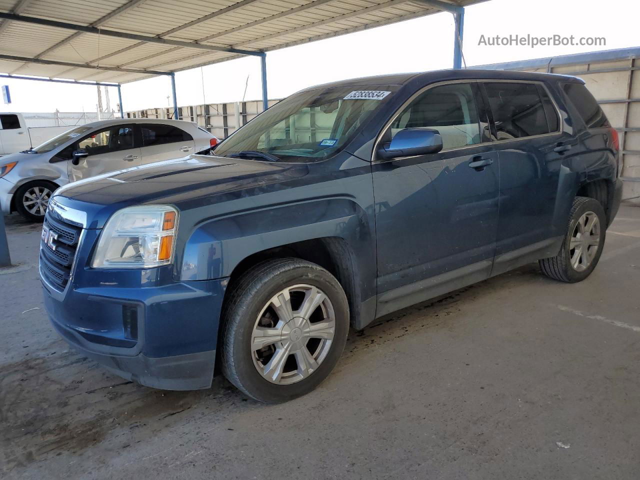 2017 Gmc Terrain Sle Blue vin: 2GKALMEK1H6183123