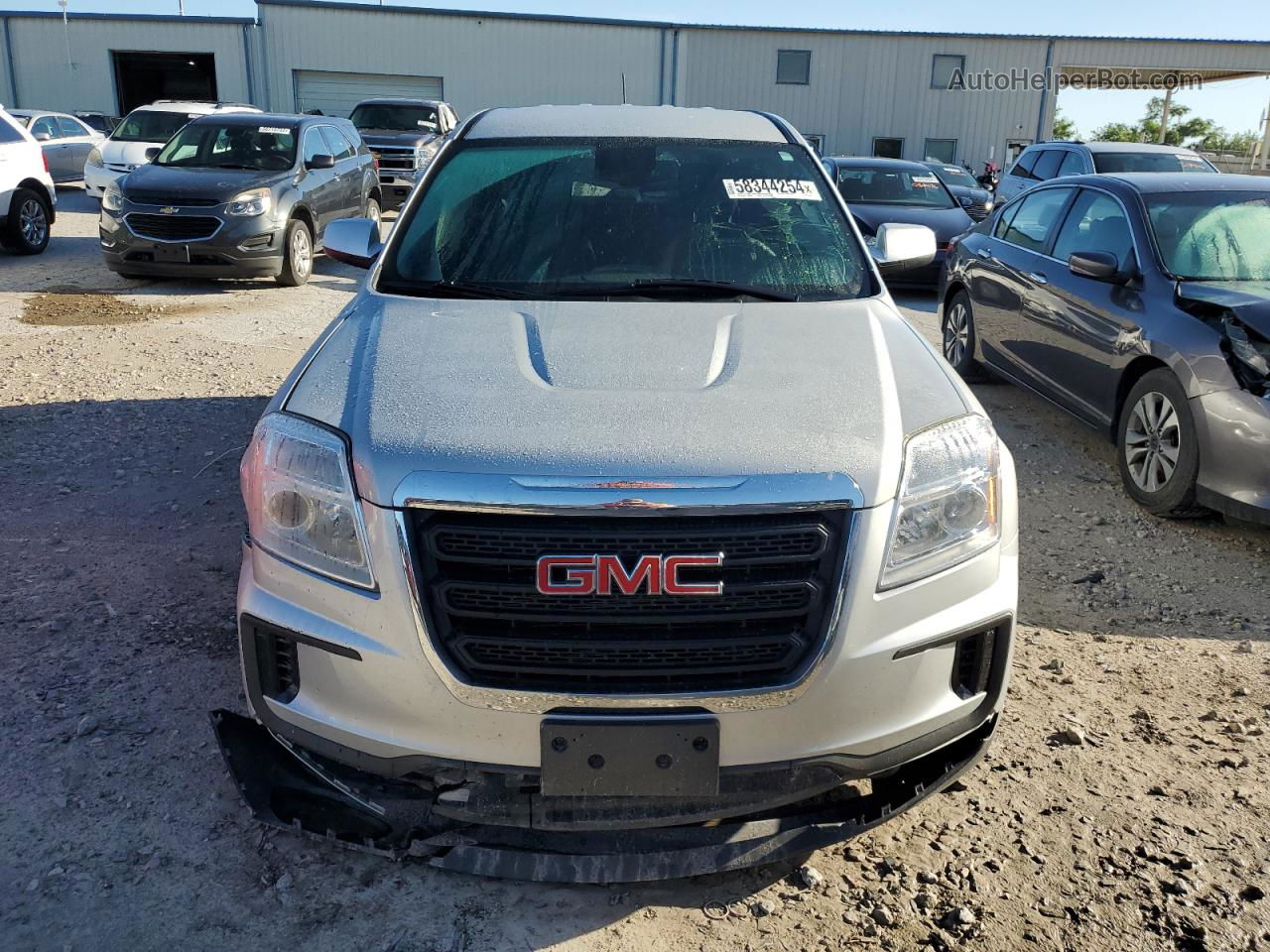 2017 Gmc Terrain Sle Silver vin: 2GKALMEK1H6193487